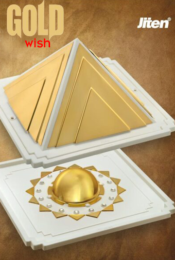 Jiten Gold Wish Pyramid